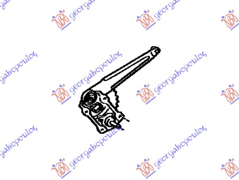 REAR WINDOW REGULATOR ELECTRICAL (W/O MOTOR)