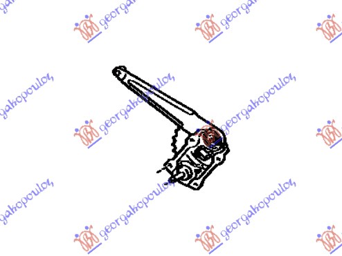 REAR WINDOW REGULATOR ELECTRICAL (W/O MOTOR)