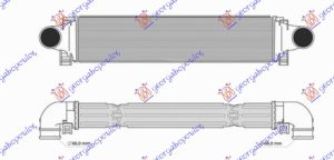 HLADNJAK INTERKULERA 1.5-2.0 BENZIN - 2.0 DIZEL (656x147)