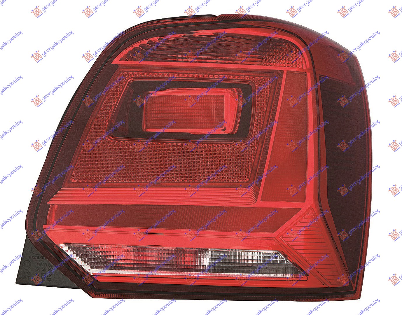 STOP LAMPA (CRNI PRAVOUGAONICI) (TYC) DESNO