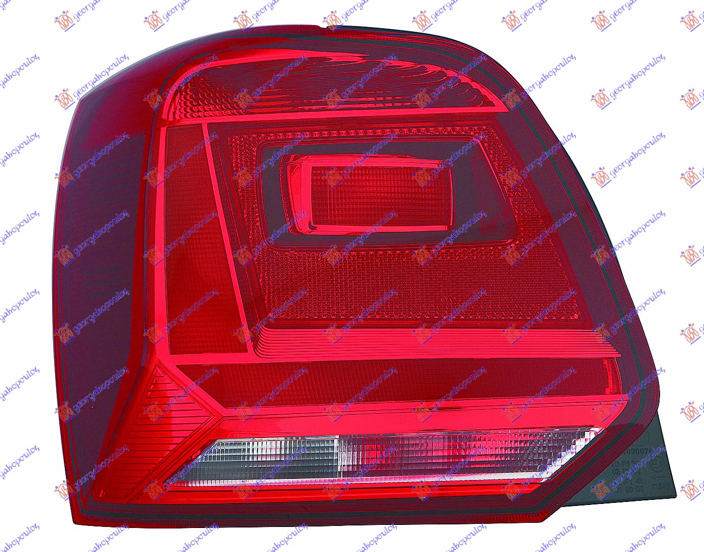 STOP LAMPA (CRNI PRAVOUGAONICI) (TYC) LEVO