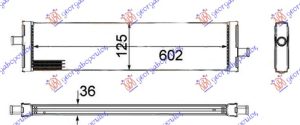 ADDITIONAL RADIATOR 3.0 TSi HYBRID PETROL (500x120x26) (MAHLE PREMIUM LINE)