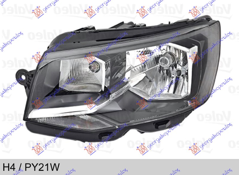 FAR ELEKTRICNI (H4) (VALEO) LEVO