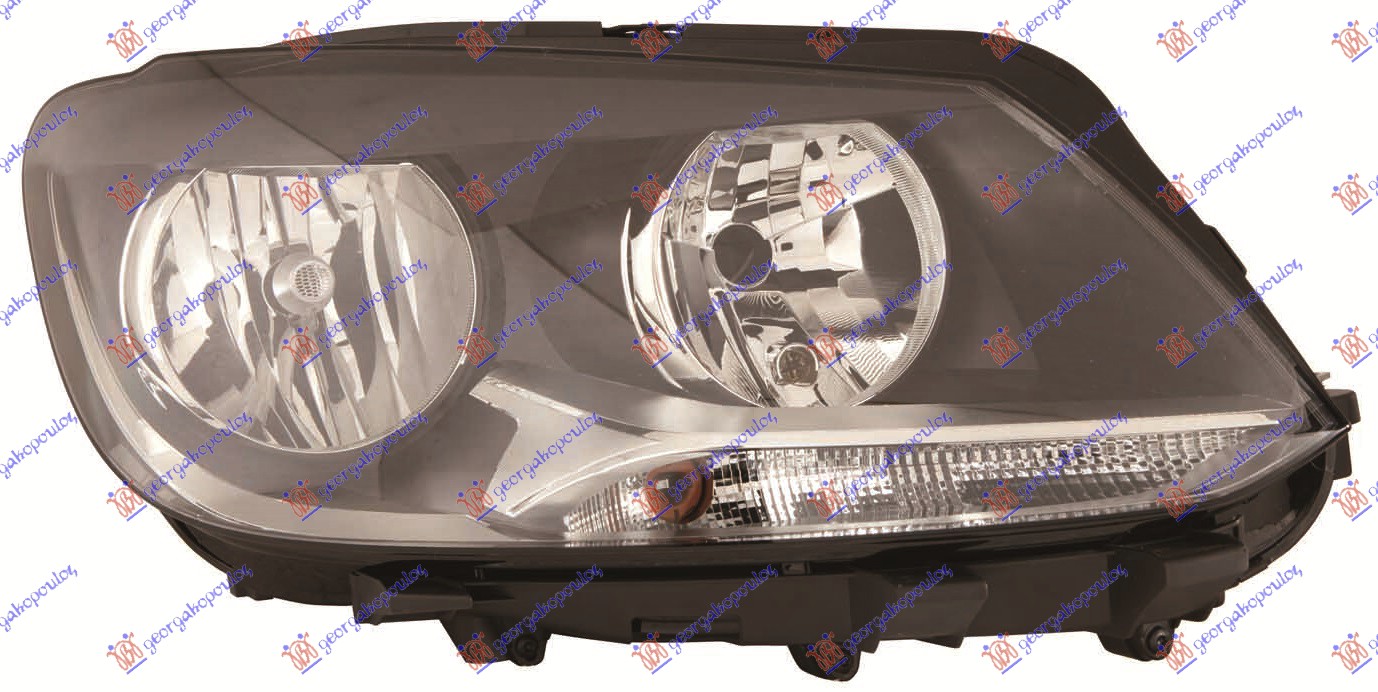 FAR ELEKTRICNI (H7/H15) (SA MOTOROM) (DEPO) DESNO