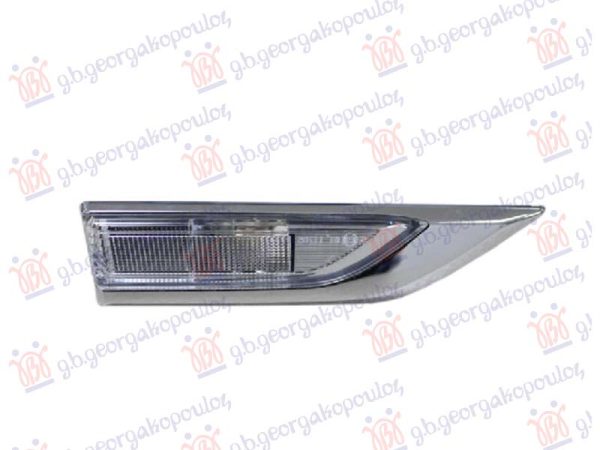 SIDE LAMP W/CHROME FRAME