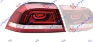TAIL LAMP OUTER SMOKE LED (HELLA)