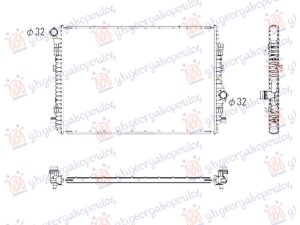 RADIATOR 1.5 TSI PETROL (TUBE DIAGONAL) (650x465) (NRF)