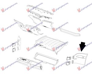 USMERIVAC VAZDUHA UNUTRASNJI PLASTICNI (ZA KOCNICU) -2021 LEVO